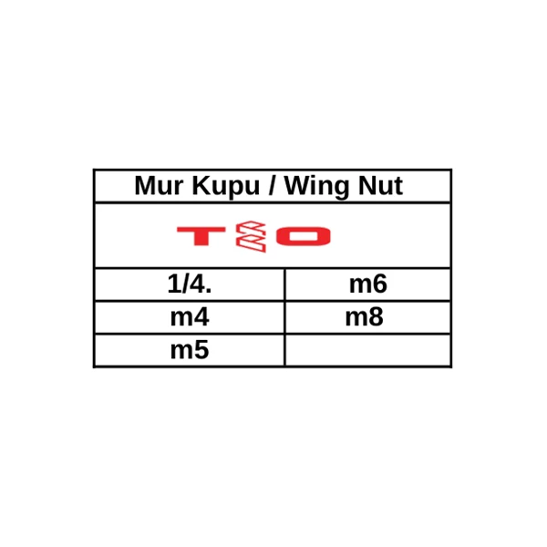 Mur Kupu / Wing Nut